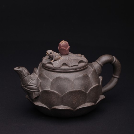 二十六瓣荷花壶 - 周真丽制作